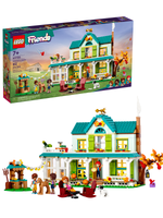 Конструктор LEGO Friends 41730 Осенний домик, домик в лесу с минифигурками, набор для девочек 7+, развивающий конструктор ЛЕГО Френдс