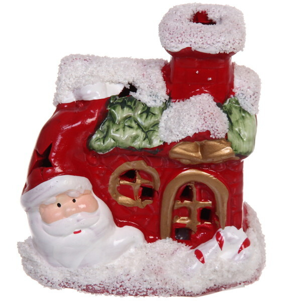 Фигурка с подсветкой Miracle «Зимний домик» 8,5*7,5 см