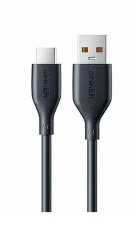Кабель Anker USB-A to USB-C, 6A, 1m черный (Black) A8001