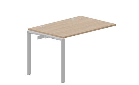 стол Strike 1180х780х750мм (2 громмета) - приставной элемент