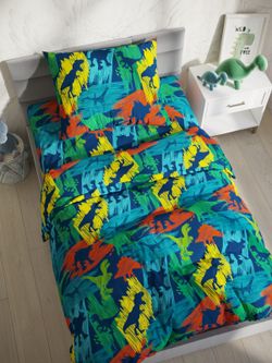 Простынь перкаль Сказка "Дино" 150x215 см