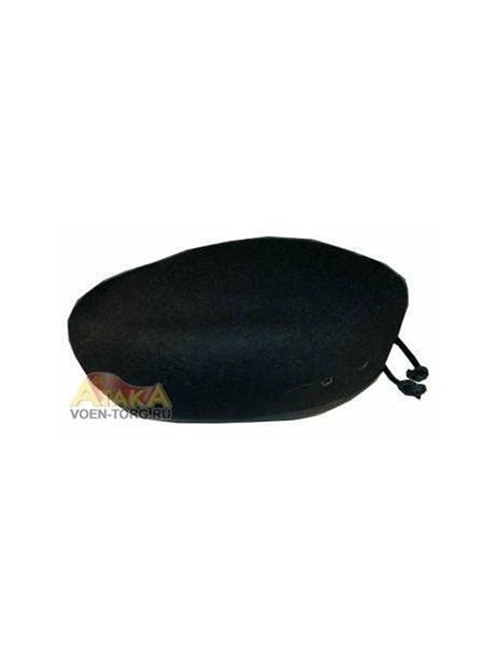 Берет бесшовный черный (фетровый) (А)