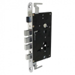 Корпус врезного замка 2524-3Р (Zohen) (632С) (закруг.планка) LEKSA