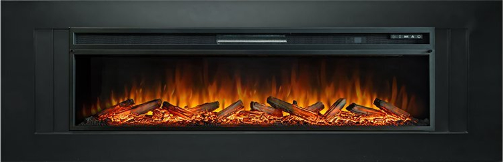 Каминокомплект Line 60 CRM (Разборный) - Санд блэк с очагом Vision 60 LOG LED