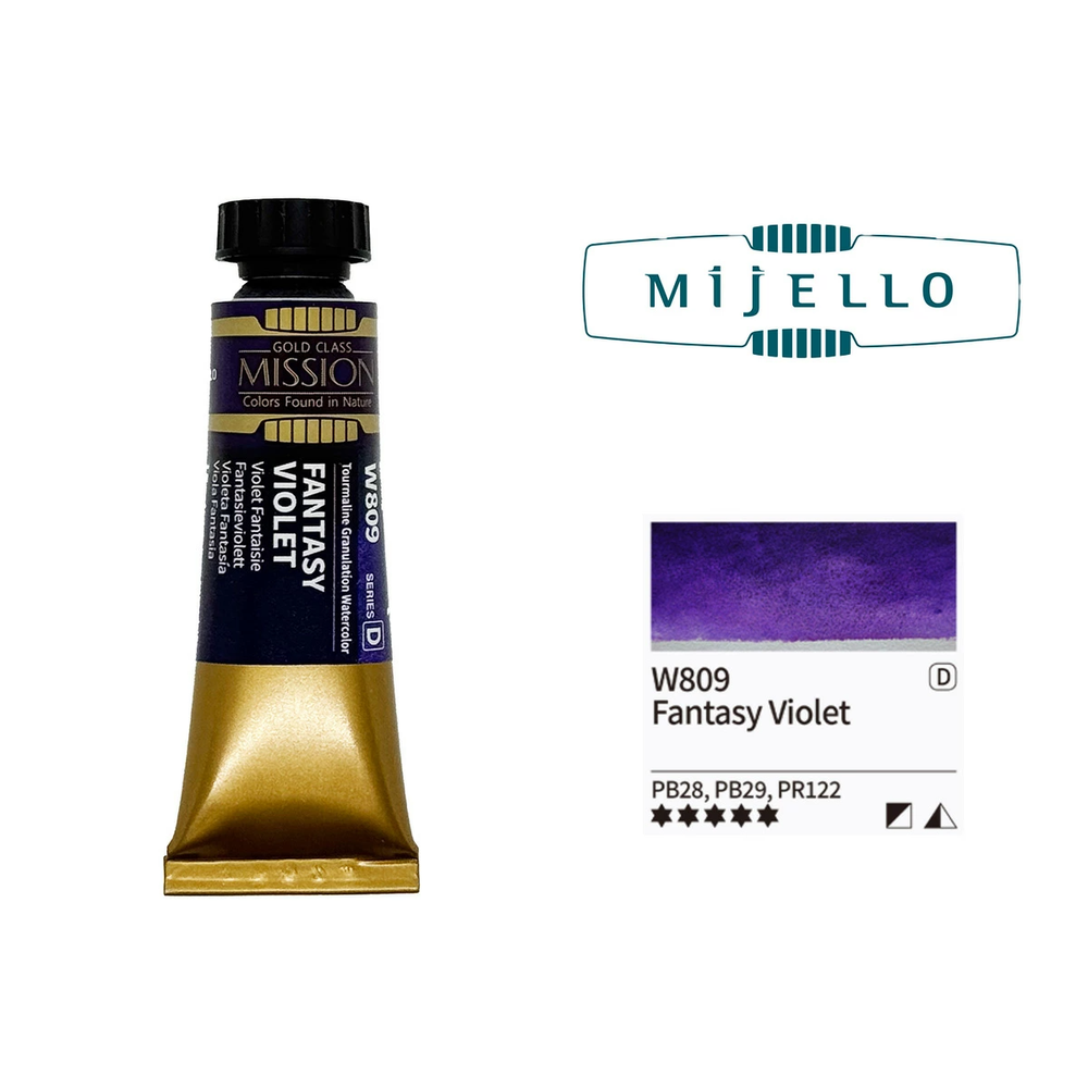Акварель Mijello Granulation 15 мл. W809 [D] Fantasy Violet