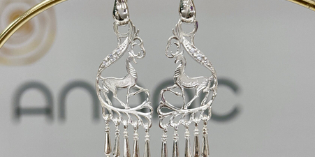 Серьги с благородными оленями