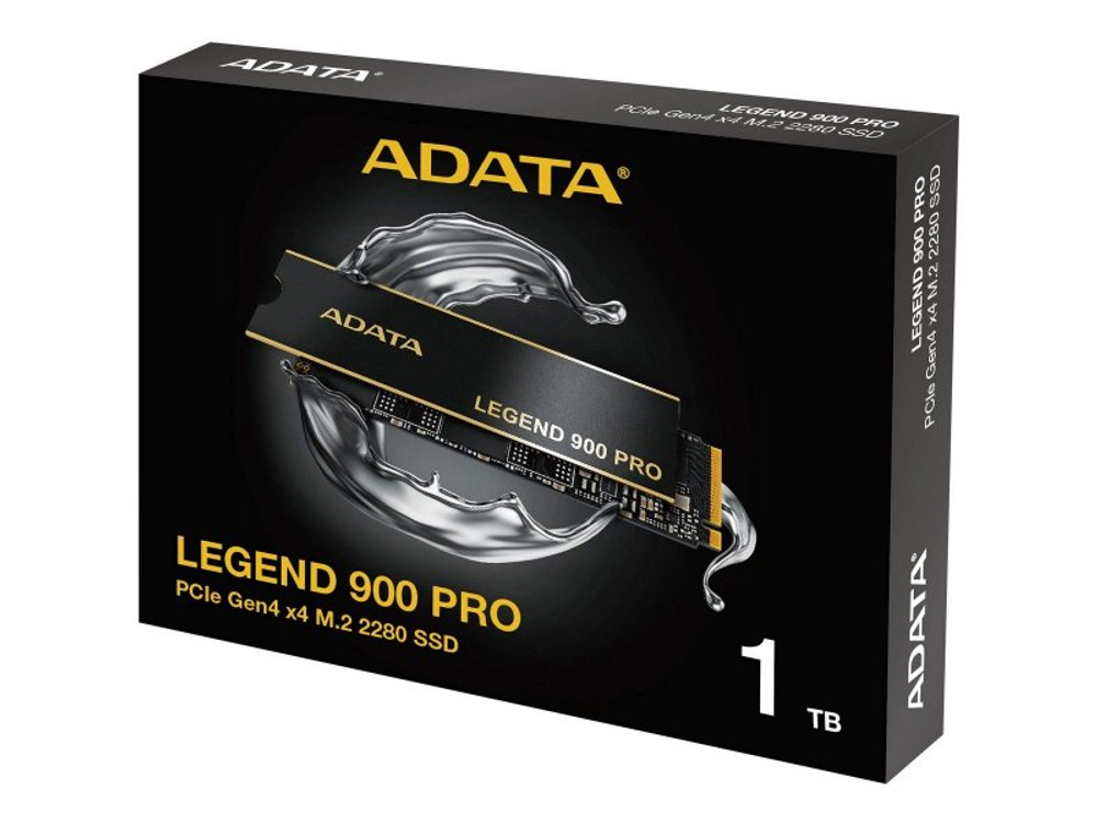 SSD накопитель ADATA Legend 900 Pro 1ТБ, M.2 2280, PCIe 4.0 x4, NVMe [SLEG-900P-1TCS]