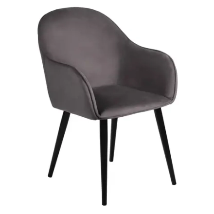 Стул Bradex Home Frida тёмно-серый велюр
