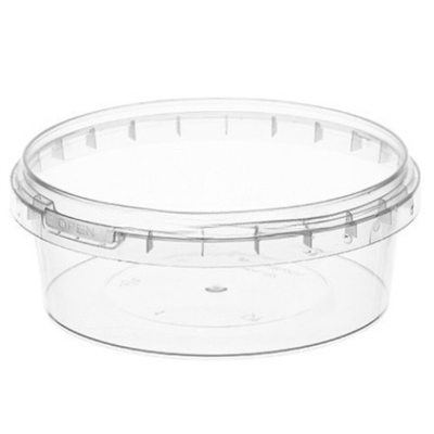 Контейнер круглый 385 мл (Н-47, D-122) упорное кольцо+конт.замок (225 шт.) ВЗЛП комплект 1214кп