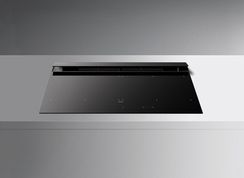 Индукционная стеклокерамич. панель+вытяжка (в столешницу) Falmec BRERA 90 VETRO NERO (вытяжка+индукция)