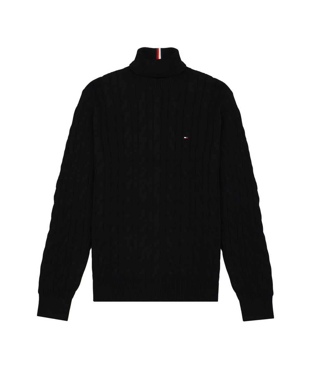 Свитер Tommy Hilfiger Cable Knit Turtleneck Black