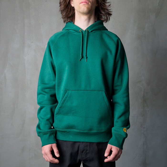 Толстовка мужская Carhartt WIP Hooded Chase Sweatshirt артикул:I033661_chervill - купить в магазине Дайс