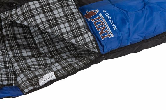 Спальный мешок INDI Maxfort L-zip от -8 °C (одеяло с подголовником 195+35X90 см)