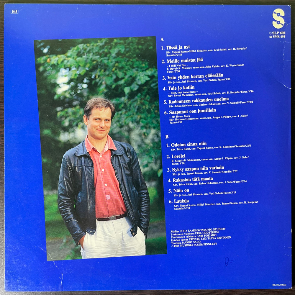 Tapani Kansa ‎– Tassa Ja Nyt (Финляндия 1983г.)