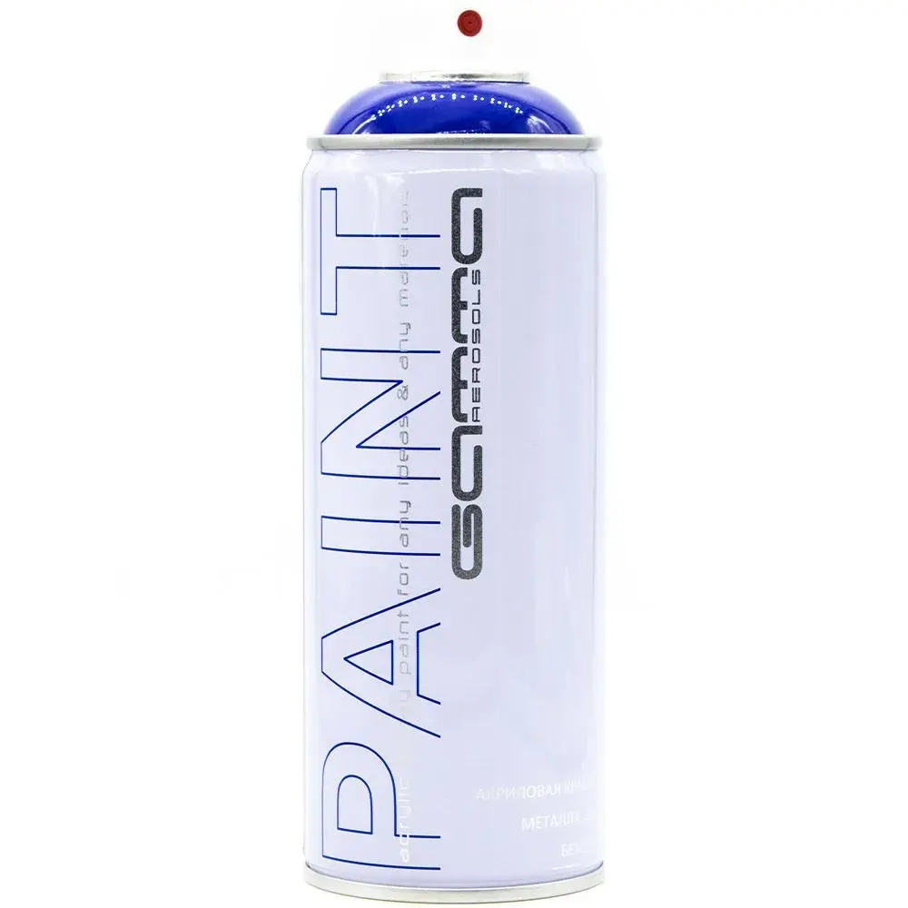 Сине-фиолетовый акриловая краска аэрозольный баллончик 520мл. Gamma Paint