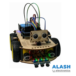 Набор для сборки колесного робота машинки Alashed Phobo Arduino 4WD BT Smart Car kit V2.0