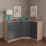 Угловой комод №46