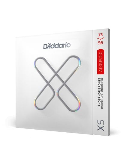 Струны для акустической гитары 13-56 D'Addario XS XSAPB1356