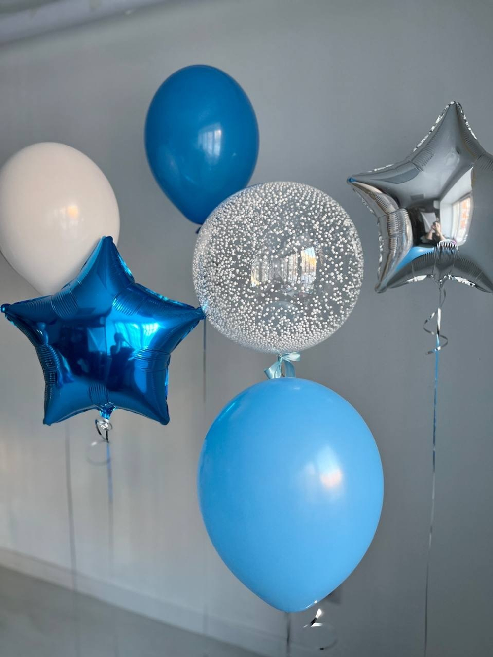 Воздушные шары Синий трактор №2542