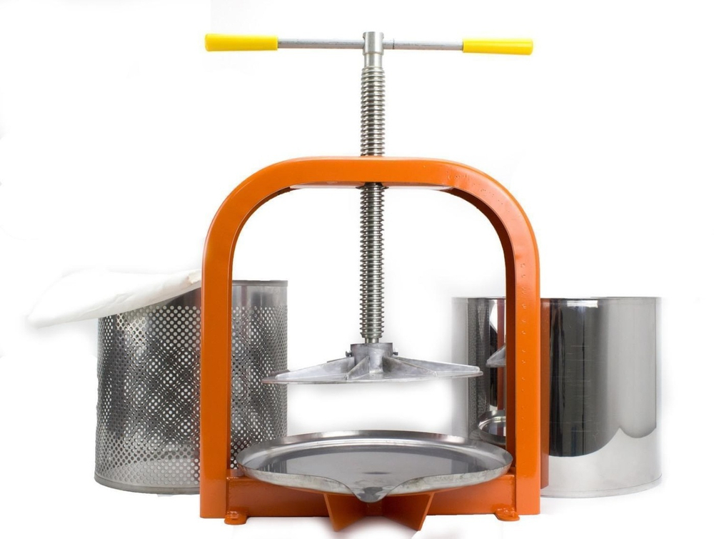 Пресс винтовой для винограда, ягод и овощей Лан 10л