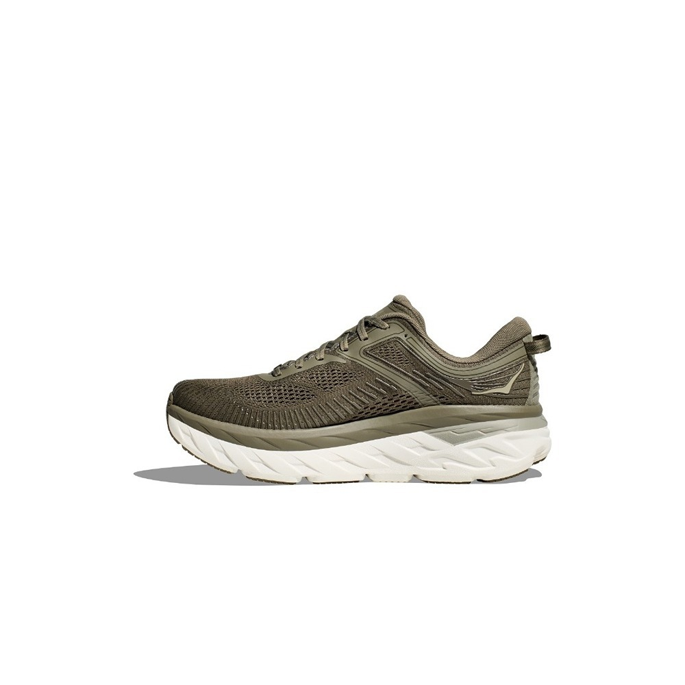 Кроссовки мужские HOKA M BONDI 7 Olive Haze / White