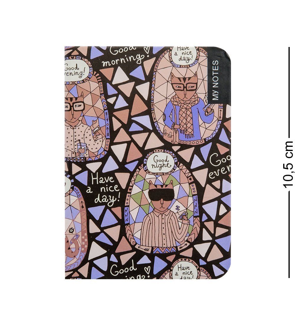 BM-23/3 Блокнот микро «Богемные коты» (твердая обложка)