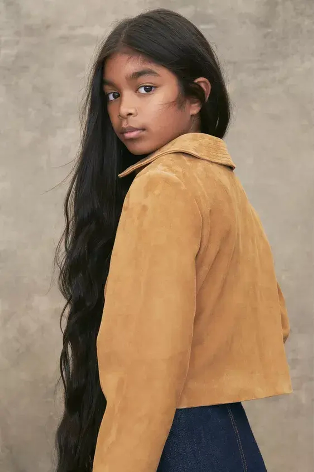 ZARA ЗАМШЕВАЯ КУРТКА - LIMITED EDITION, КОРИЧНЕВЫЙ