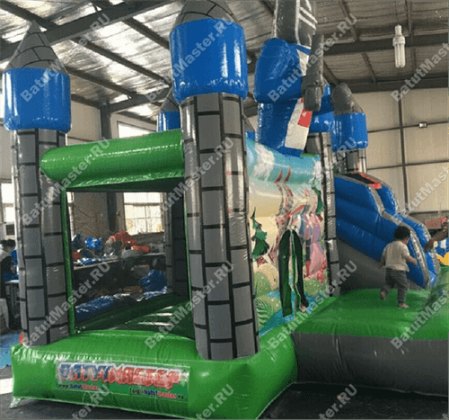 Коммерческий надувной батут "Замок самурая"