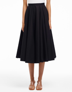 Юбка Neige (Нэж) из хлопка черная