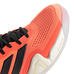 Мужские кроссовки теннисные Adidas Barricade 14 M - lucid orange/core black/pure orange