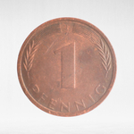 Germany, 1 Pfennig, 1974, (Hamburg Mint - "J"), VF