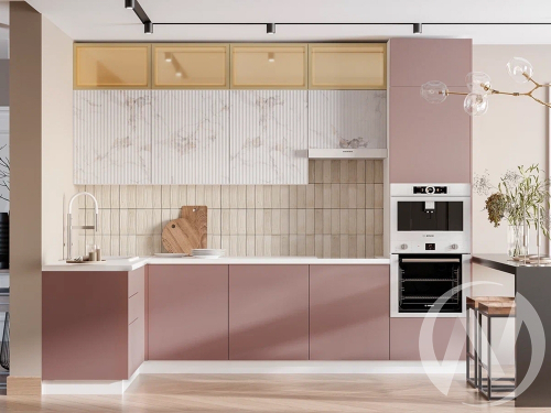 Кухня комплектация №1 (белый/мыло MF13; рейка MF15)