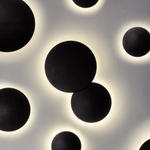 379137 Светильник PIATTO 1x6W LED 600LM G ЧЕРНЫЙ 3000K IP65