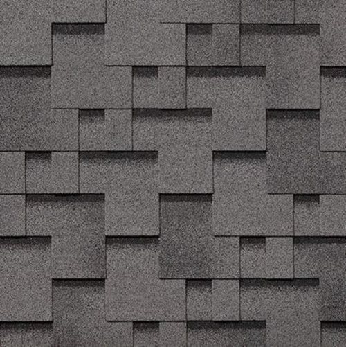 Черепица гибкая Roofshield Фемили Эко Лайт Модерн FL-М-53 серая с оттенением