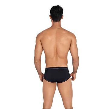 Мужские плавки черные Clever Moda AUTHENTIC SWIMSUIT SUNGA 042811