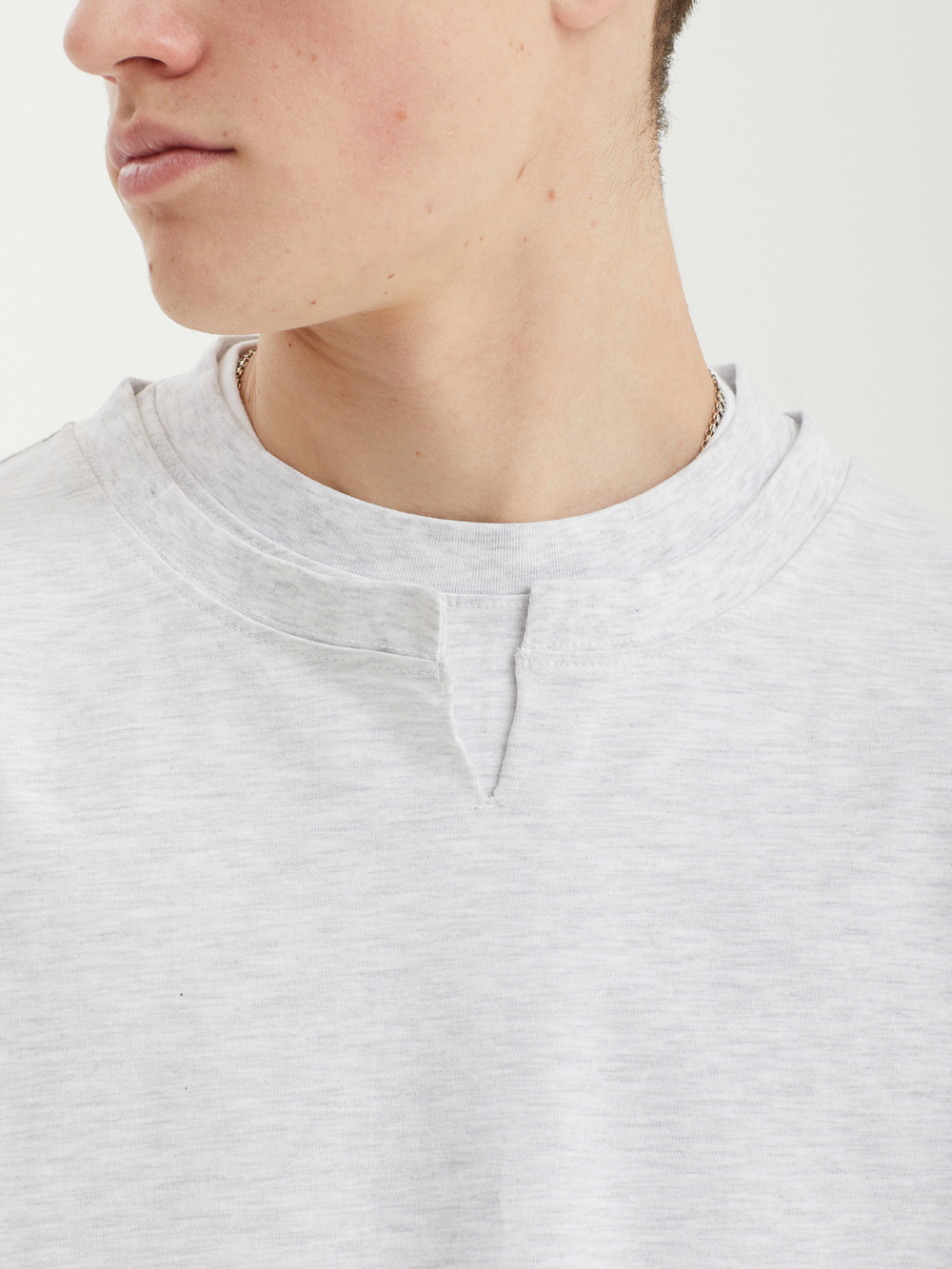 Мужской Лонгслив Cut-off Layered