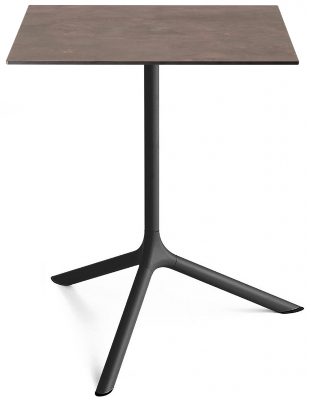Стол ламинированный обеденный складной Scab Design Tripe Maxi Folding, черный, кортен