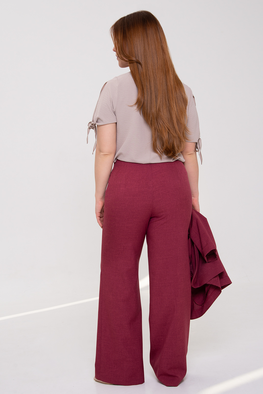 Брюки женские 02, марсала #38Мар0202