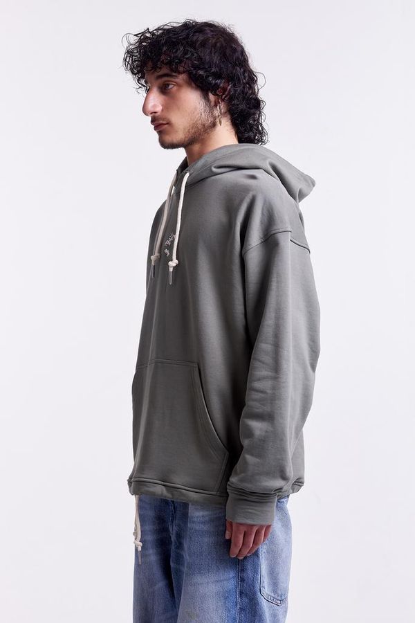 Худи Гречиха Light со шнурком в поясе хаки - фото 3