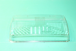 Стекло фары КамАЗ прямоугольное, рифленное