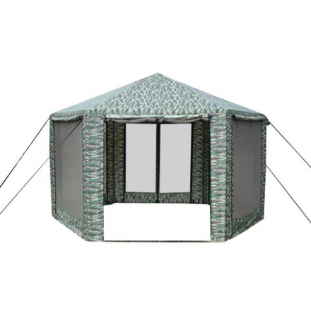 Шатер Митек «Пикник-шестигранник» камуфлированный