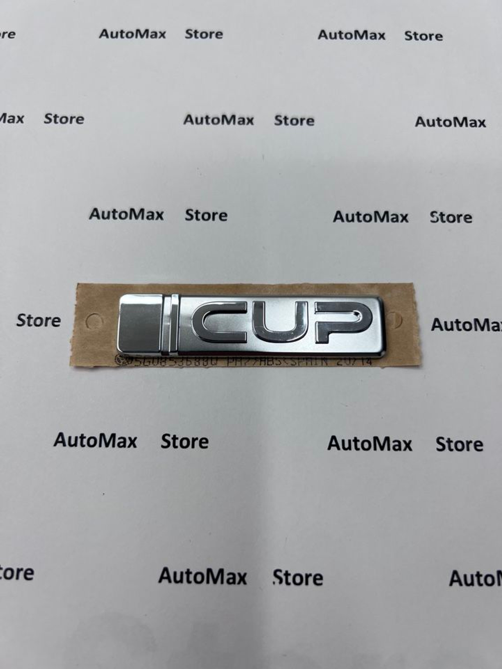 Эмблема CUP Volkswagen 5G0853688Q. Оригинал.