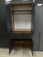 Шкаф 2-х створчатый Багира ШК-03 крафт/графит