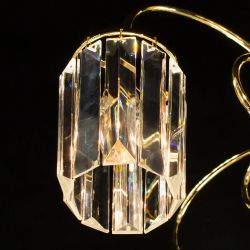 Citilux Синди CL330152 Люстра хрустальная Золото