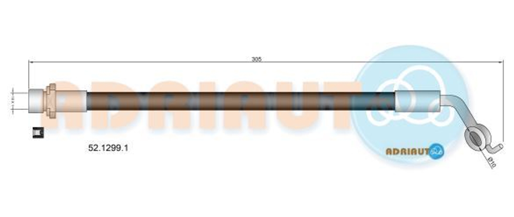 ADRIAUTO - 5212991-ADR - Brake Hose