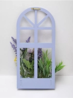 Панно на стену для интерьера "Окно с цветами"