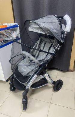 Коляска детская прогулочная "Sunrise" с 6 месяцев ребенка до 3 лет, цвет бежевый и серый