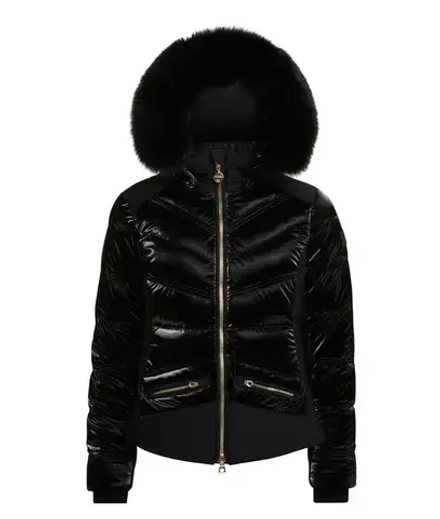 HIGH SOCIETY 24/25 куртка женская HS24S-3290 ALYSSA FUR Цвет черный, 50