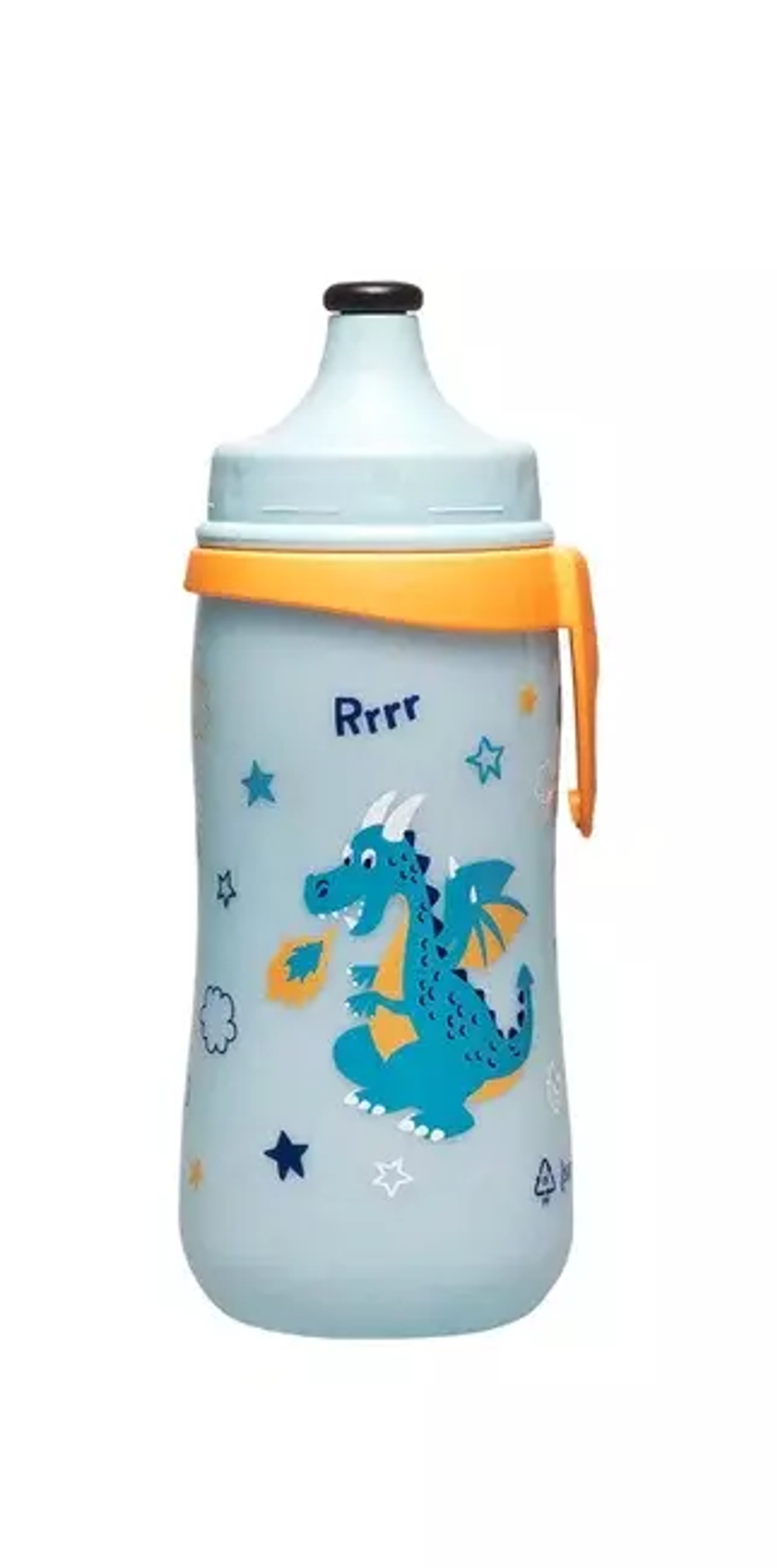 Поильник пластиковый c заглушкой NIP boy для мальчика 330 мл с 18 месяцев