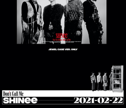 Альбом Shinee - Don't Call Me 7th Album JEWEL CASE Version RANDOM Cover
